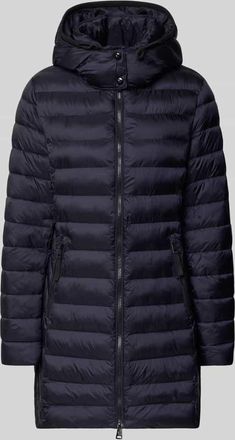 Fuchs Schmitt Regular Fit Steppmantel mit Kapuze in Marine, Größe 36