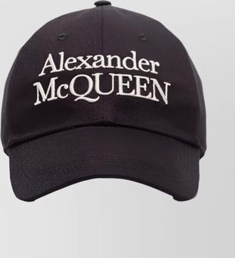 Alexander McQueen cotton baseball cap