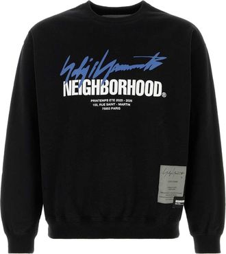 Yohji Yamamoto Black Cotton Yohji Yamamoto X Neighborhood Sweatshirt