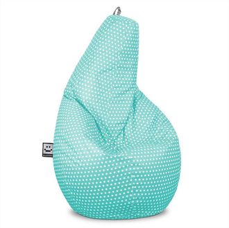 Happers Happers - Puff Pera Estampado Stars Turquesa Xl