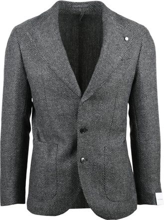 Luigi Bianchi Mantova Hombre, Chaquetas, Gris, Talla: L
