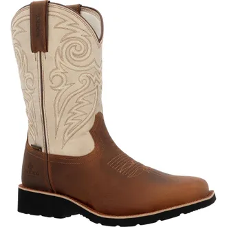 Rocky Mens Monocrepe 12 Waterproof Leather Western Boo In W