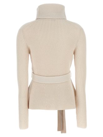 Zimmermann Illustration Peplum Sweater - Beige
