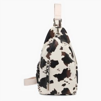 Jen & Co. Womens Nikki Compartment Sling Pack Bag In Cow