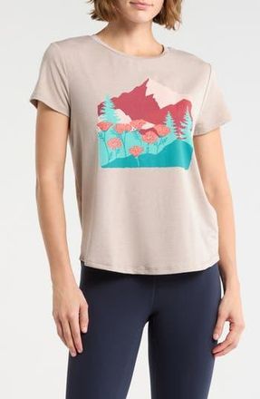 Marika Monica Graphic T-Shirt in Atmosphere Poppies at Nordstrom Rack, Size Small