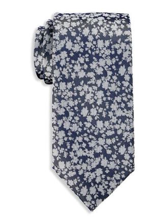 Michael Kors Big & Tall Jonnes Floral Tie in Navy at Nordstrom, Size X-Large