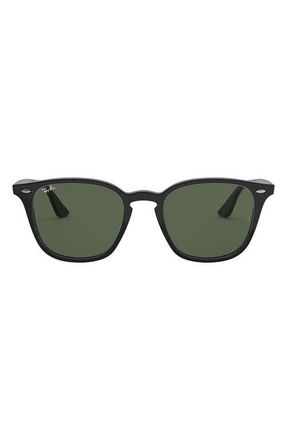 Ray-Ban 52mm Square Sunglasses in Black at Nordstrom