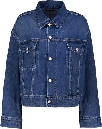 7 For All Mankind buttoned trucker denim jacket - Blue