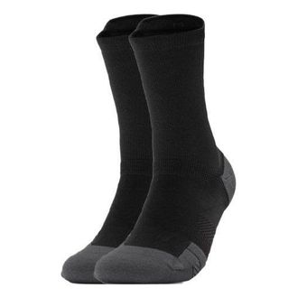 Under Armour 1 Iso-Chill ArmourDry Mid Socks Black Grey 1376079-001