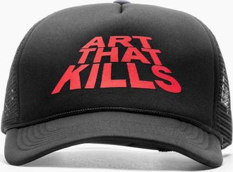 Gallery Dept. Mens Gallery Dept ATK Stack Trucker Cap in Black - Size: BLACK,ONE size,attributes