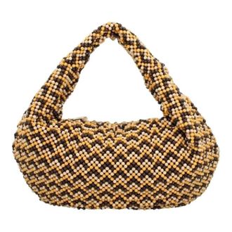 Bottega Veneta Pre-owned Shoulder Bags, female, Multicolor, Size: ONE SIZE Pre-owned Jody Maxi Beaded shoulder bag