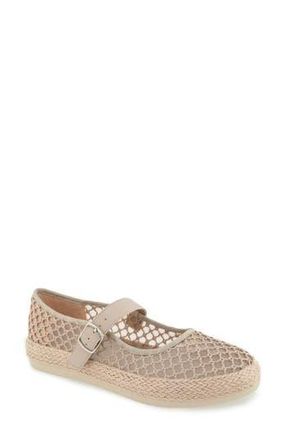Esprit Naya Mary Jane Espadrille Flat in Taupe at Nordstrom Rack, Size 7.5
