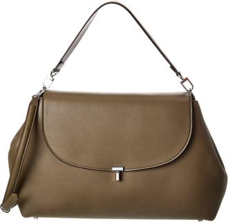 Toteme Toteme T-Lock Leather Satchel