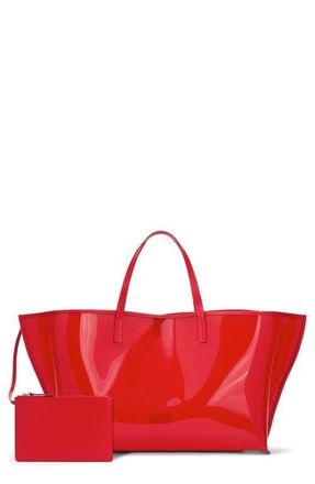 Staud Large Christos Tote in Red Rose at Nordstrom