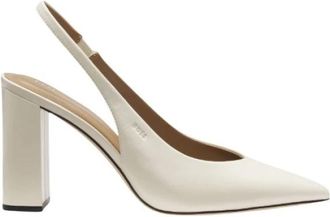 HUGO BOSS Miah Pump - Dames - Pumps - Beige - 40 EU - Leer - Schoenen