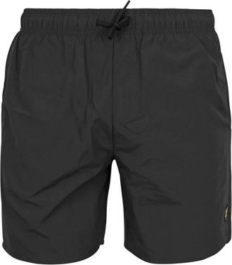 Lyle & Scott Zwarte zwemshort met merklogo van Lyle & Scott