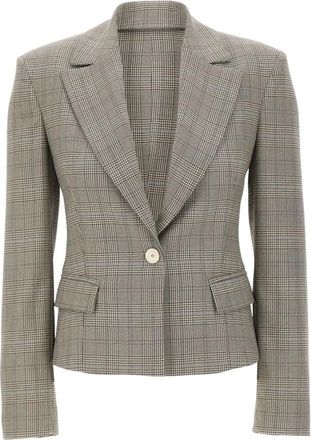 Kaos Prince of Wales Blazer - Dames - Blazers - Grijs - XL - Jassen