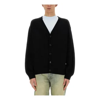 Kenzo Cardigans, male, Black, Size: S Tiger Academy Cardigan