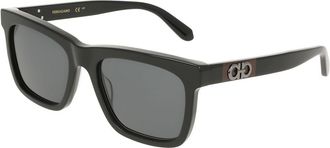 Ferragamo SF2113S 001 Mens Sunglasses Black Size 55