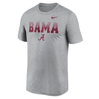 Nike Alabama Primetime Kinetic Mantra Legend Nike Mens Dri-FIT College T-Shirt in Grey | NKGK06GABN-XP8