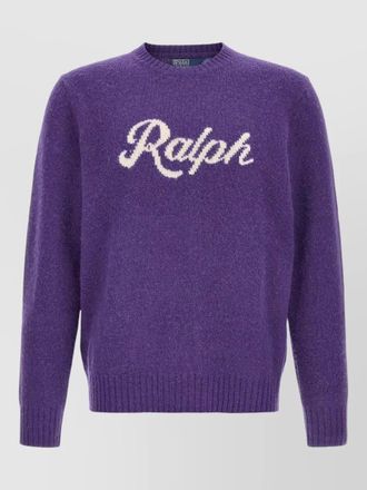 Polo Ralph Lauren cashmere wool logo-intarsia crewneck jumper