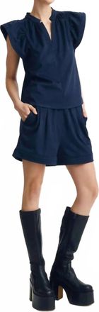 M&eacute;lissa Nepton Maryam Short In Navy