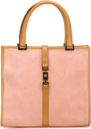 Gucci 20th Century Suede Jackie handbag - Pink