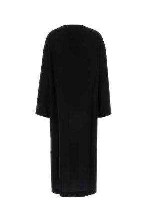 The Row Womens Heloise Dress Black Silk