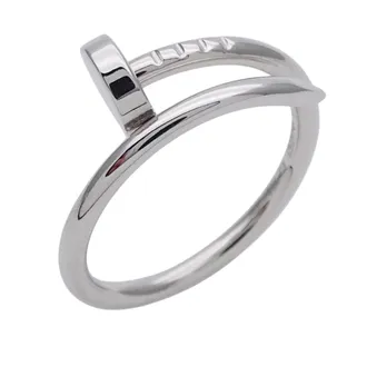 Cartier White Gold White Gold (18K) Band Ring (Pre-Owned)