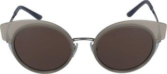 Giorgio Armani Sunglasses Giorgio Armani 0 Ar6091 301073 Top Beige/Azzurro/Gunmetal /21/140