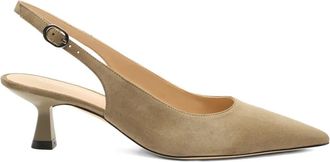 Stuart Weitzman 50 mm Stuart slingback pumps - Beige