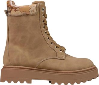 Alviero Martini 1A Classe Lage laarzen - Dames - Veterlaarzen - Beige - 37 EU - Schoenen