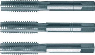 Forum Set De Macho De Mano, Rosca M&eacute;trica, Hilo Regular Iso Rosca M&eacute;trica, 3 Unidades, Hilo : M1, Pas 0,25 Mm, Longitud. Total 32 Mm, Cola &Oslash; 2,5 Mm