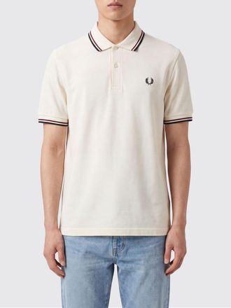 Fred Perry Cotton Polo Shirt with Logo