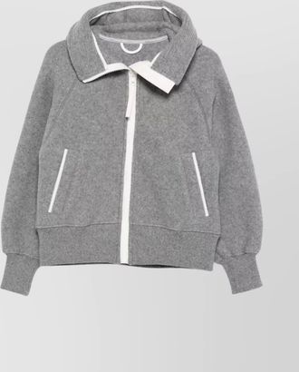 Canada Goose wool blend fleece bomber jacket