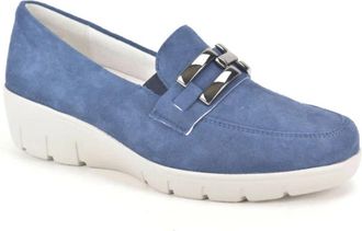 Semler Moccassin +Gar. - Dames - Pumps - Blauw - 37 1/2 EU - Su&egrave;de - Schoenen
