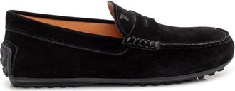 Tod's Black Slip-on Loafers