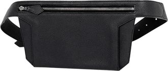 Herm&egrave;s Black Leather Sling Bag (Pre-Owned)