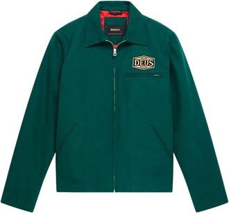 Deus Earls Work Jacket - Heren - Jassen - Groen - Maat: S Katoen