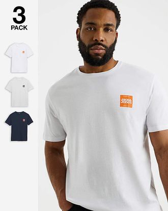 Jack & Jones Jack & Jones Brandy 3 Pack T-Shirt