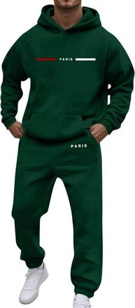 Generic Mens Tracksuit Loungewear Sets Gym Men Track_suit Christmas Full Set Clothes Tracksuits for Mensclothes Track Suits 2 Piece Man Sweatsuits Mens Suit S