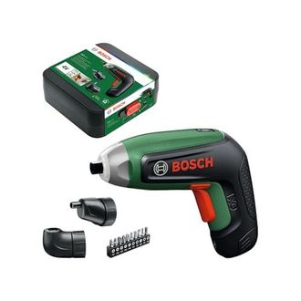 Bosch Ixo8 Atornillador A Bater&iacute;a (incl. Adaptadores Angular Y Exc&eacute;ntrico, Set De 10 Puntas Y Bater&iacute;a, En Caja De Almacenaje)
