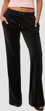 OEM Pantalones Deportivos Juicy Couture Black Layla De Tiro Bajo Para Mujer, Talla S