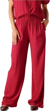 By-Bar Amsterdam Broeken, Dames, Roze, S, Robyn Viscose Broek