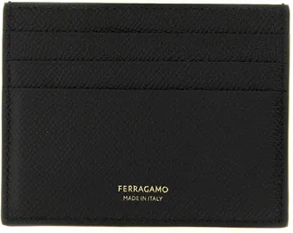 Ferragamo Gancini Card Case - Black