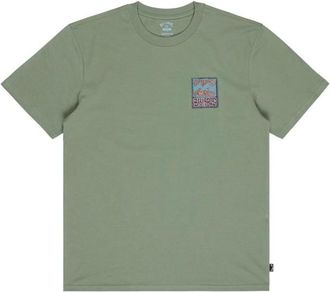 Billabong Stamp S/S T-Shirt f&uuml;r Herren | gr&uuml;n