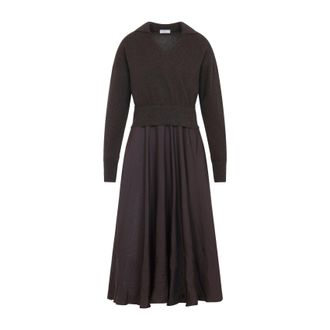 PESERICO Midi Dresses Brown