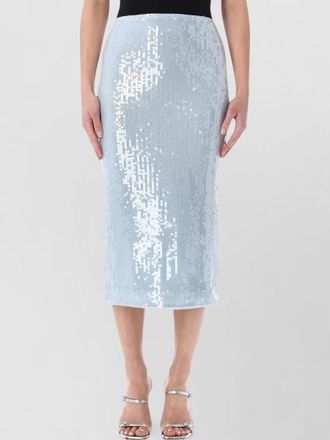 Rotate high waist sequin pencil skirt