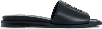 DKNY Womens Chicago Sandals - Black Leather - Size UK 4