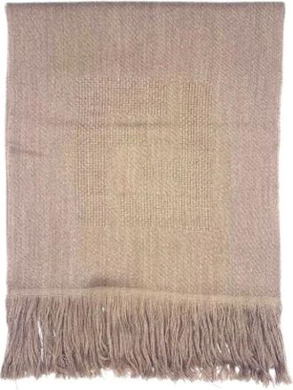 Fendi unisex, Pre-owned, Bruin, Maat: ONE Size Wol